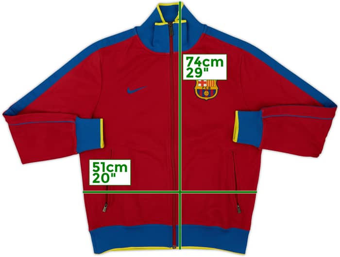 2010-11 Barcelona Nike N98 Track Jacket - 9/10 - (M)