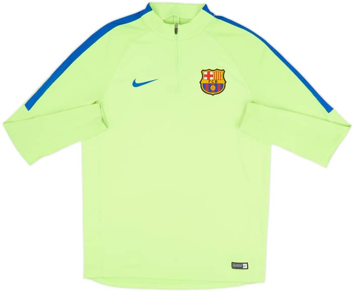 2017-18 Barcelona Nike 1/4 Zip Training Top - 5/10 - (L)