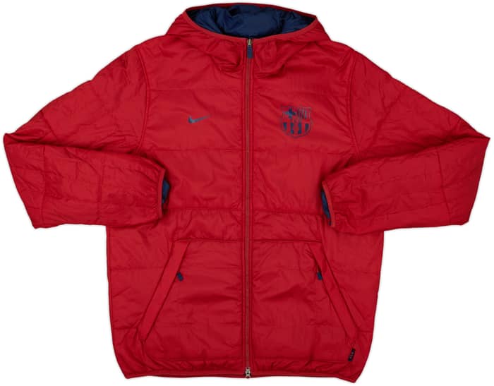 2013-14 Barcelona Nike Reversible Padded Bench Coat - 10/10 - (L)