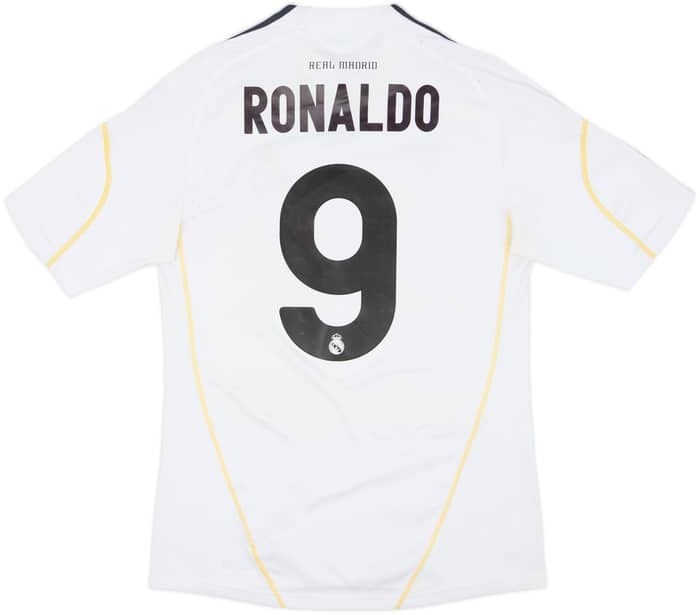 2009-10 Real Madrid Home Shirt Ronaldo #9 - 7/10 - (S)