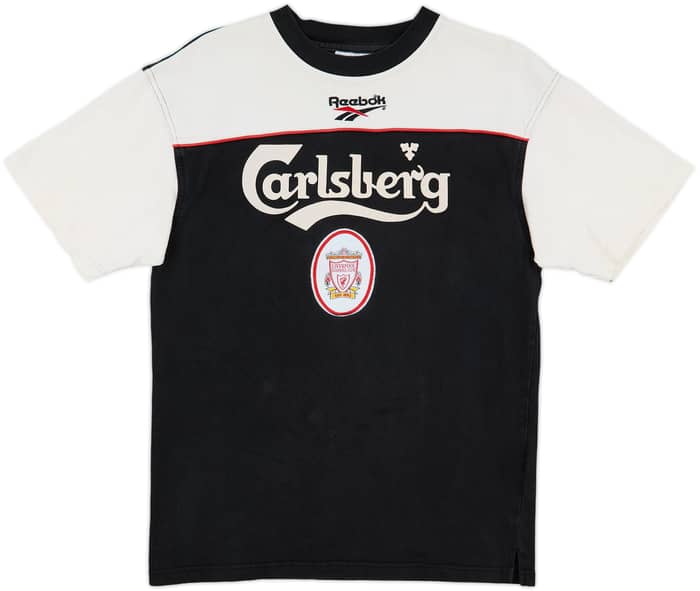 1996-97 Liverpool Reebok Cotton Tee - 6/10 - (S)