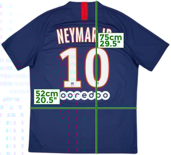2019-20 Paris Saint-Germain Home Shirt Neymar Jr #10 - 10/10 - (L)