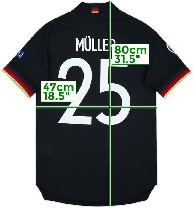 2020-21 Germany Authentic Away Shirt Muller #25 (S)