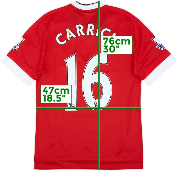Camiseta de local del Manchester United 2015-16 versión jugador Carrick #16 (M)