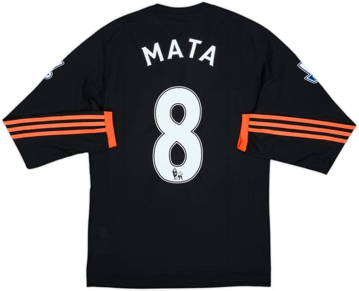Camiseta de la tercera equipación versión jugador del Manchester United 2015-16 L/S Mata #8 (M)