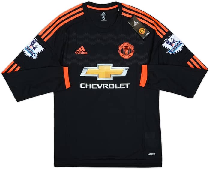 Camiseta de la tercera equipación versión jugador del Manchester United 2015-16 L/S Mata #8 (M)