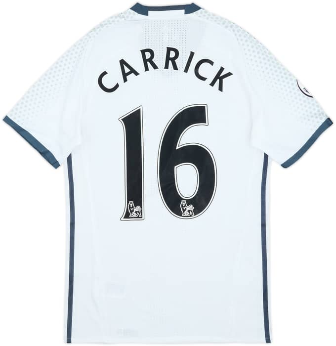 2016-17 Manchester United Player Issue Third Shirt Carrick #16 (M)