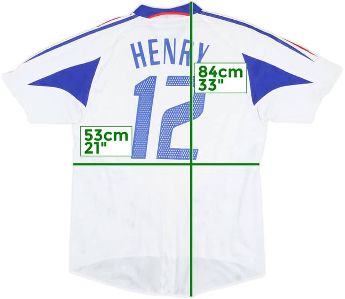 2004-06 France Away Shirt Henry #12 - 6/10 - (L)