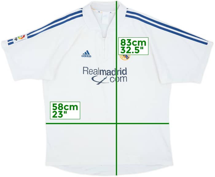 2001 Real Madrid Home Shirt - 5/10 - (XL)