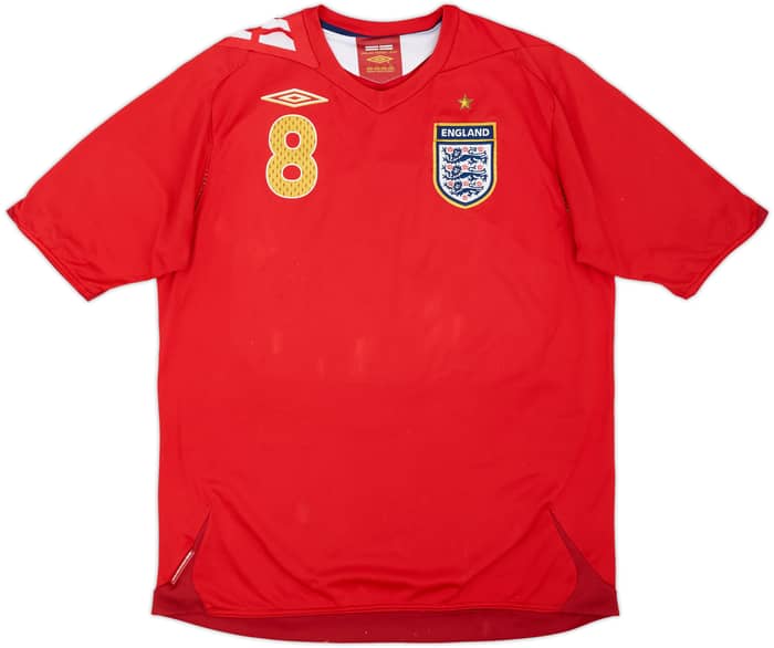 2006-08 England Away Shirt Lampard #8 - 4/10 - (L)