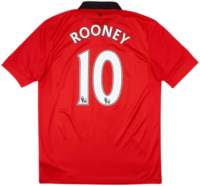 2013-14 Manchester United Home Shirt Rooney #10 - 5/10 - (M)