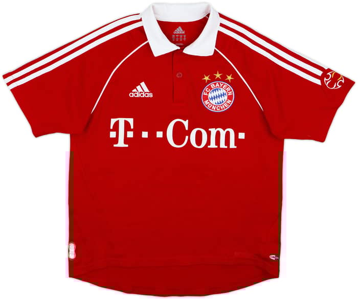 2006-07 Bayern Munich Home Shirt Lahm #21 - 6/10 - (L.Boys)