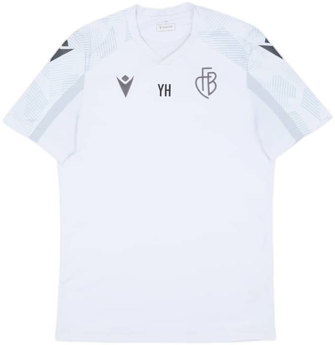 2022-23 FC Basel Staff Issue Macron Training Shirt YH - 9/10 - (M)