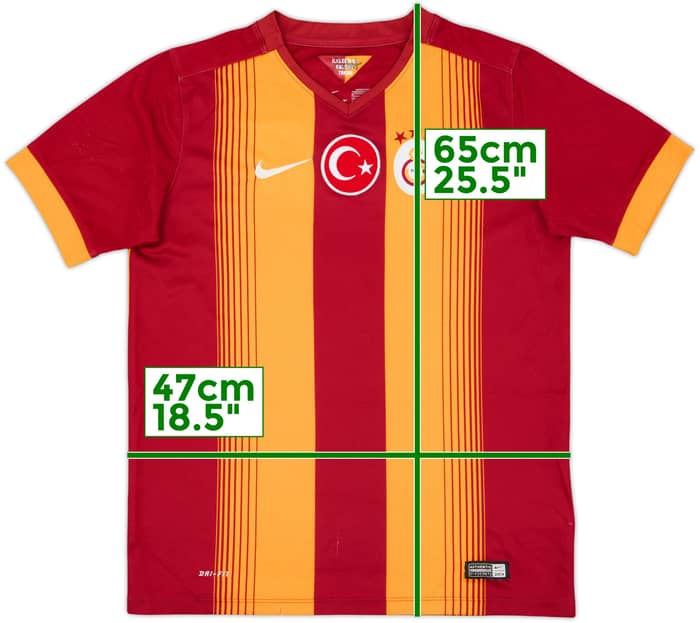 2014-15 Galatasaray Home Shirt - 6/10 - (XL.Boys)