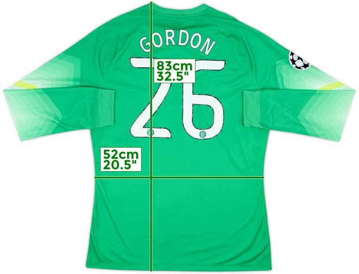 2014-15 Celtic Player Issue GK Shirt Gordon #26 - 8/10 - (XL)