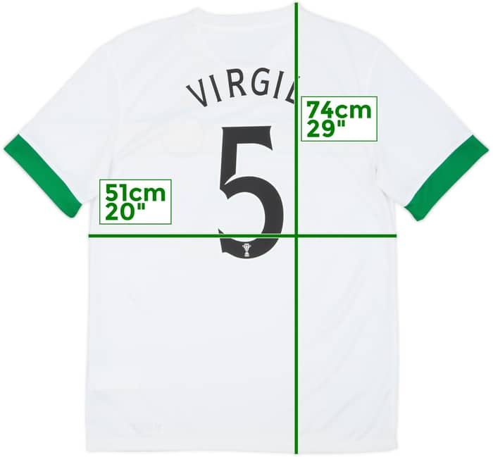 2014-15 Celtic European Third Shirt Virgil #5 - 9/10 - (M)