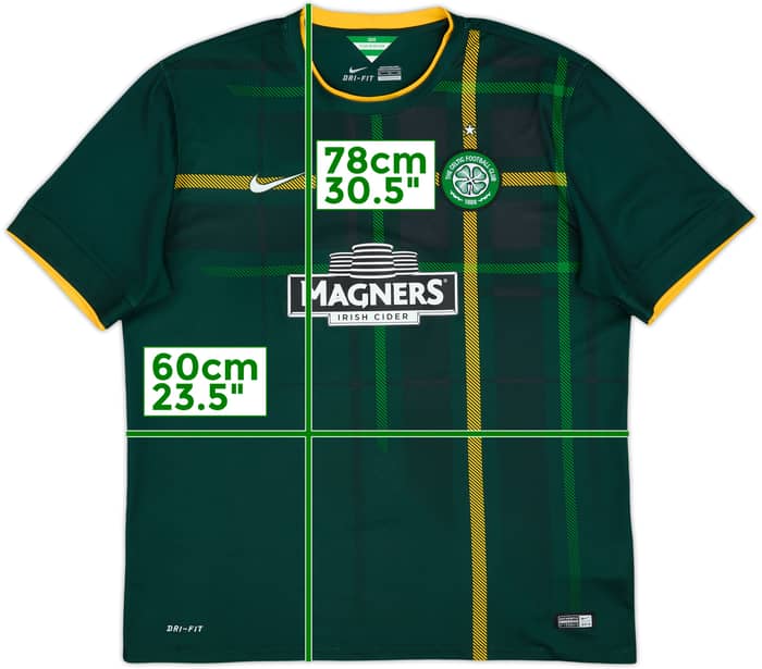 2014-15 Celtic Away Shirt - 9/10 - (XL)