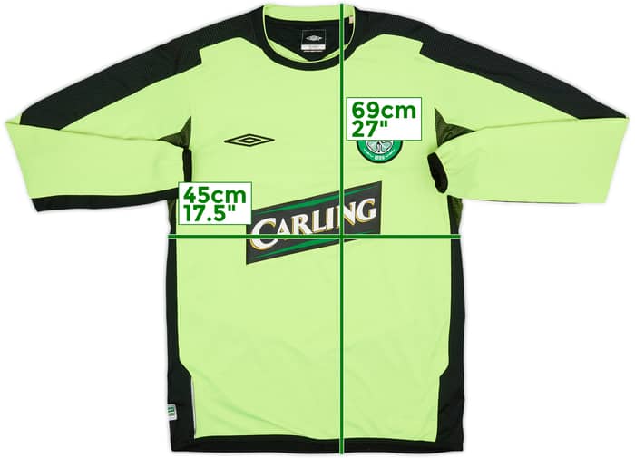 2004-05 Celtic GK Shirt - 8/10 - (S)