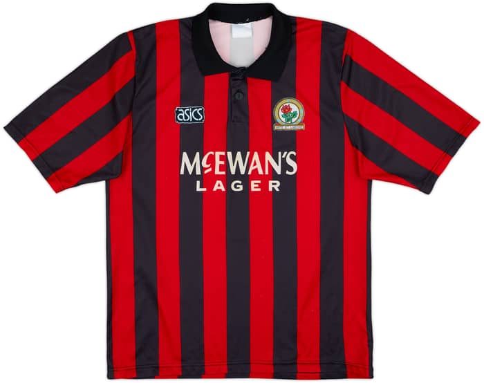 1992-94 Blackburn Rovers Away Shirt Shearer #9 - 7/10 - (L)