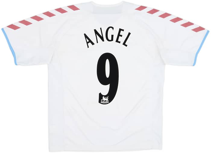 Camiseta de visitante del Aston Villa 2004-05 Angel #9 - 6/10 - (L)