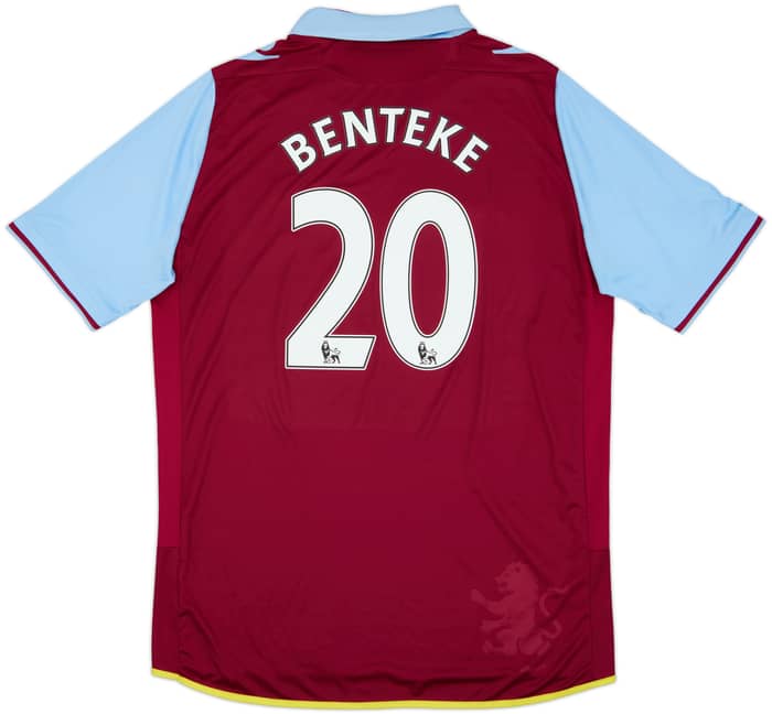 2012-13 Aston Villa Home Shirt Benteke #20 - 6/10 - (XXL)