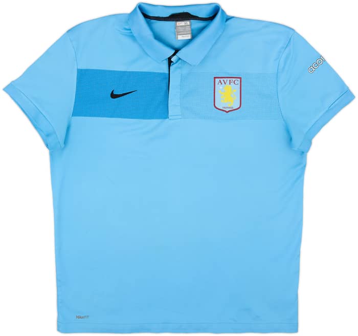 2009-10 Aston Villa Nike Polo Shirt - 8/10 - (XL)