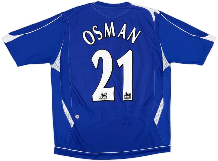 2006-07 Everton Home Shirt Osman #21 - 5/10 - (L)