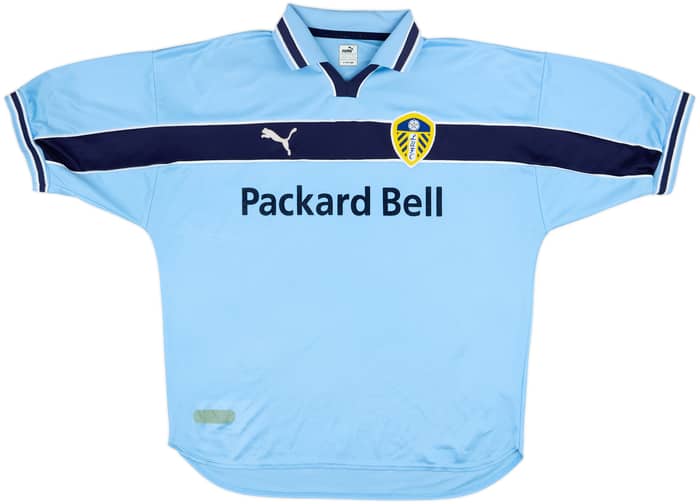 Camiseta de visitante del Leeds United 1999-00 Radebe #5 - 8/10 - (XL)