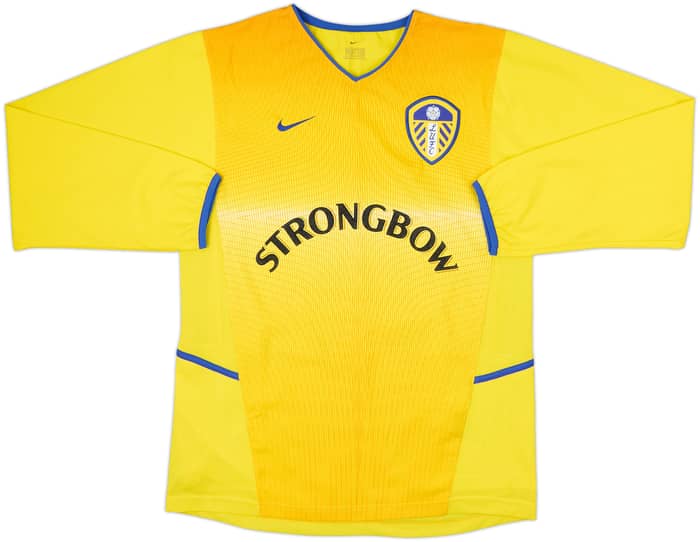 2002-03 Leeds United Away L/S Shirt Smith #17 - 8/10 - (S)