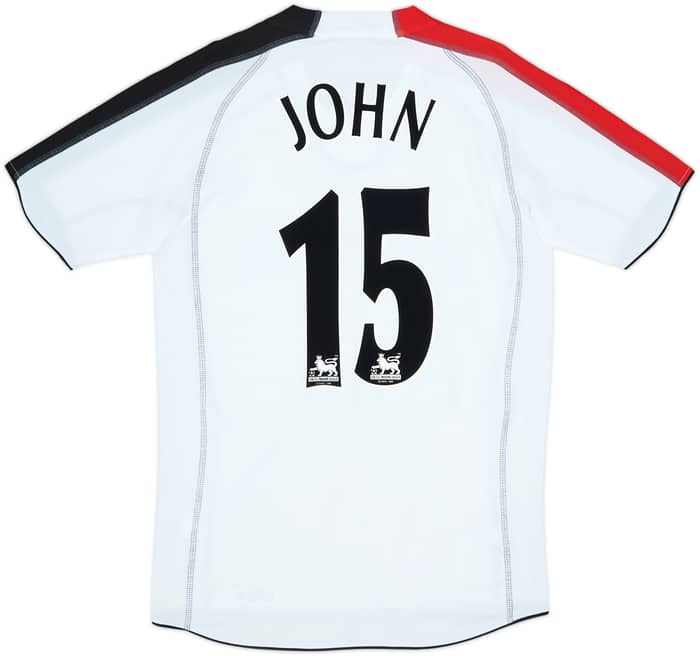 2005-06 Fulham Home Shirt John #15 - 8/10 - (M)