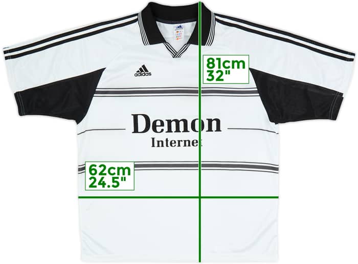 1999-00 Fulham Home Shirt - 9/10 - (XL)