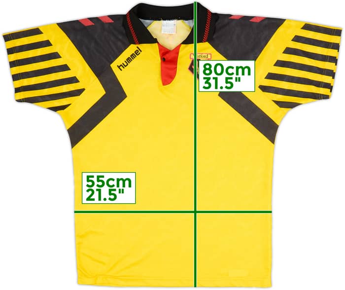 1993-95 Watford Home Shirt - 9/10 - (L)