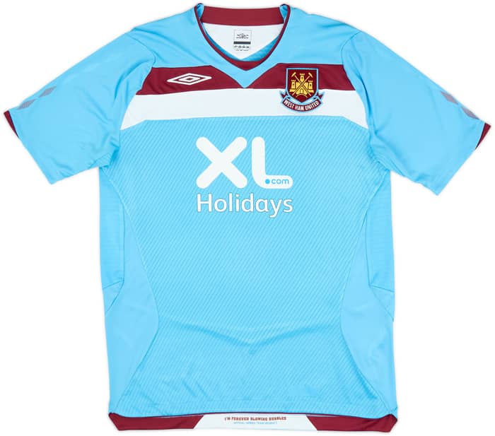 2008-09 West Ham Visitante Camiseta Noble #16 - 8/10 - (M)
