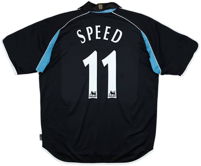 2000-01 Newcastle Away Shirt Speed #11 - 9/10 - (XL)
