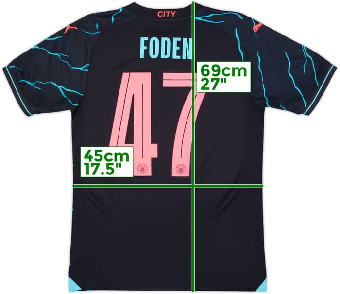 2023-24 Manchester City Third Shirt Foden #47 - 10/10 - (S)