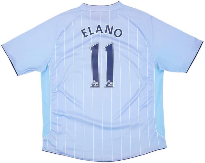 2007-08 Manchester City Home Shirt Elano #11 - 6/10 - (XXL)