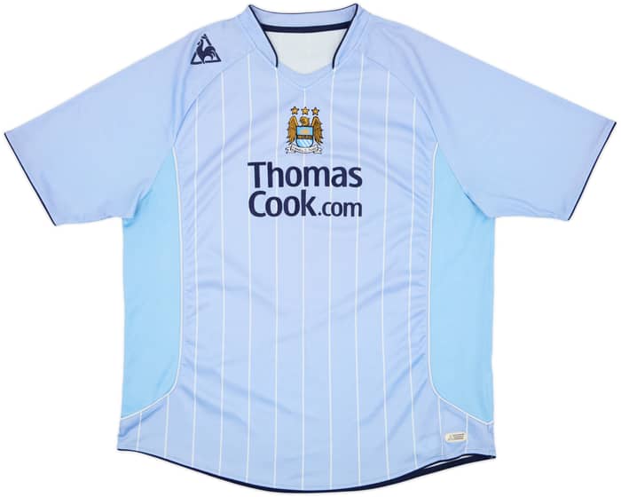 2007-08 Manchester City Home Shirt Elano #11 - 6/10 - (XXL)