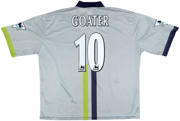 2000-02 Manchester City Away Shirt Goater #10 - 8/10 - (XL)
