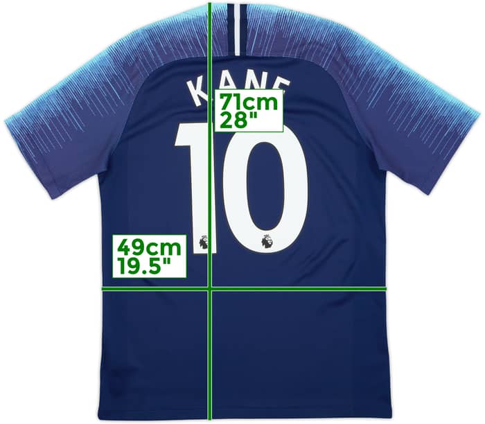 2018-19 Tottenham Away Shirt Kane #10 - 9/10 - (M)