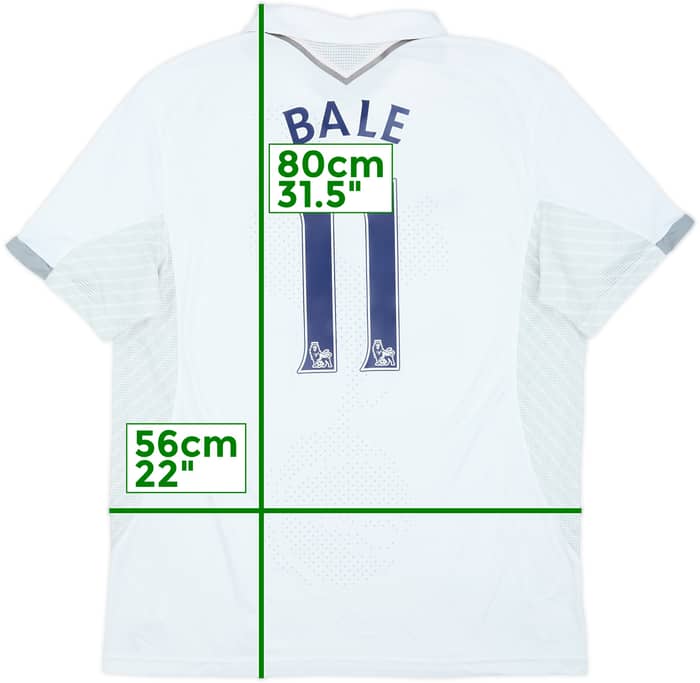 2012-13 Tottenham Home Shirt Bale #11 - 7/10 - (XL)