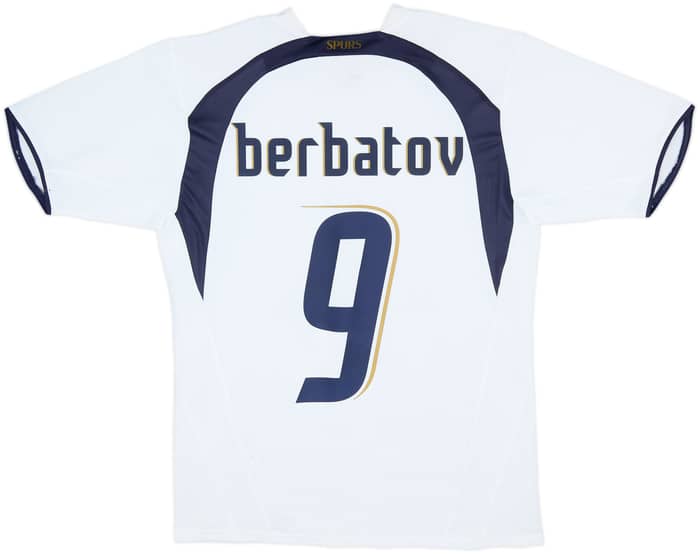 2006-07 Tottenham Home Shirt Berbatov #9 - 8/10 - (S)