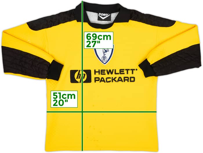 1995-96 Tottenham Camiseta de Portero - 7/10 - (S)
