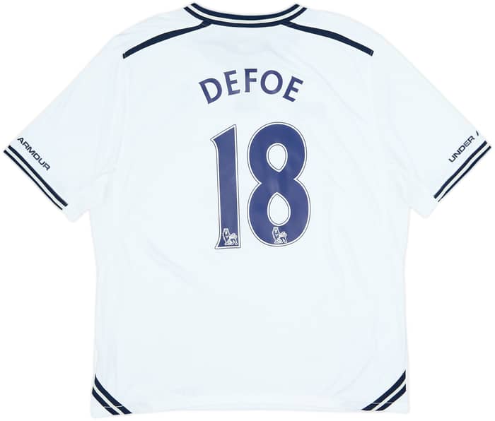 2013-14 Tottenham Home Shirt Defoe #18 - 8/10 - (XL)