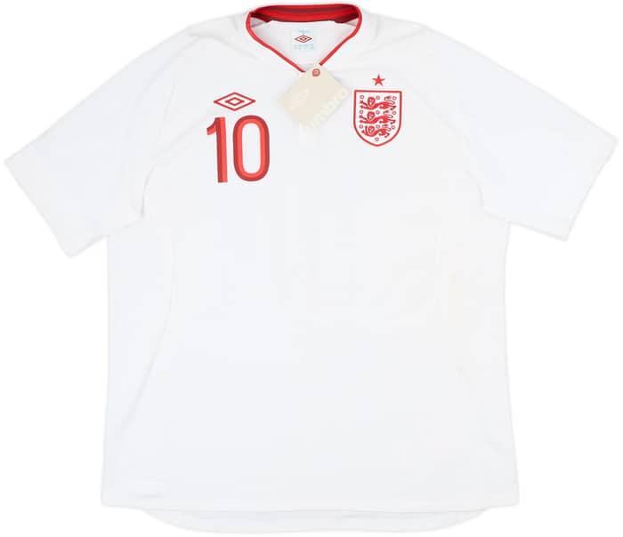 2012-13 England Home Shirt Rooney #10 (XXL)