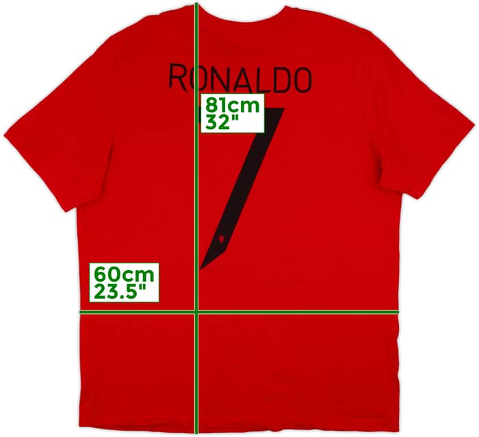 2021-22 Manchester United adidas Cotton Tee Ronaldo #7 - 10/10 - (XL)