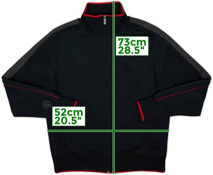 2010-11 Manchester United Nike Track Jacket - 9/10 - (M)