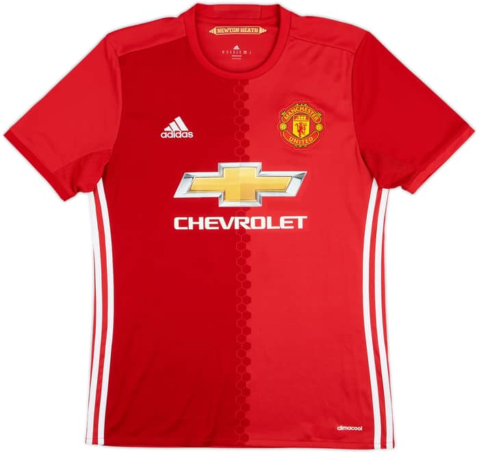 2016-17 Manchester United Home Shirt Ibrahimovic #9 - 9/10 - (M)