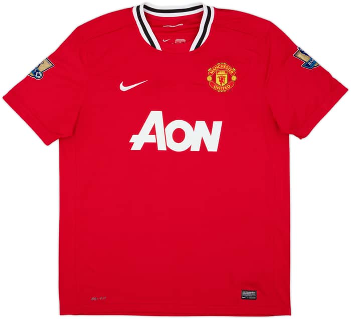 2011-12 Manchester United Home Shirt Rooney #10 - 9/10 - (XL)