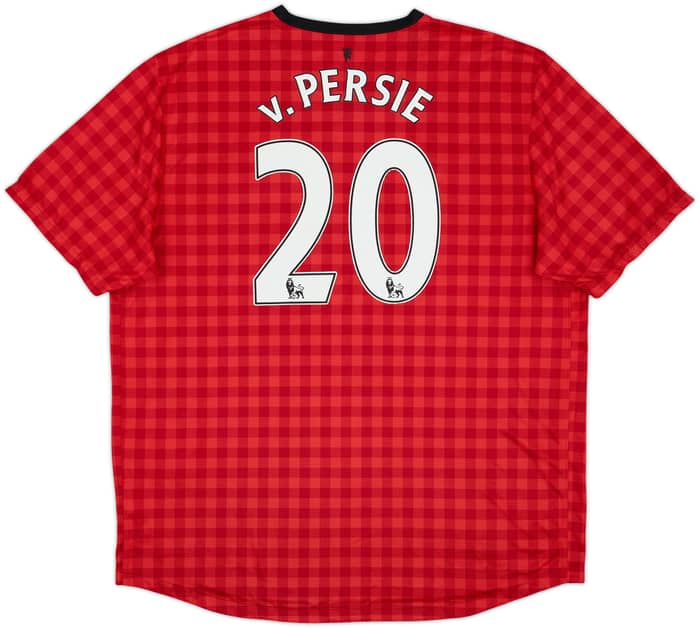 2012-13 Manchester United Home Shirt v.Persie #20 - 7/10 - (XXL)