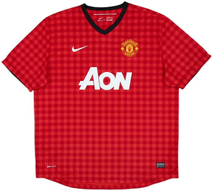 2012-13 Manchester United Home Shirt v.Persie #20 - 7/10 - (XXL)